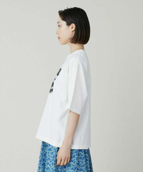 ADIEU TRISTESSE(アデュートリステス)の「BLANCO ICE CREAMコラボTシャツ(Tシャツ/カットソー・レディース・ホワイト/アイボリー/ピンク・M/L)」の9枚目の写真
