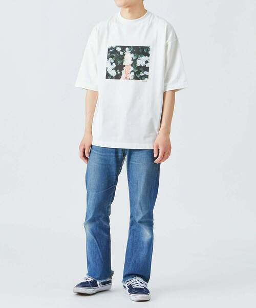 ADIEU TRISTESSE(アデュートリステス)の「BLANCO ICE CREAMコラボTシャツ(Tシャツ/カットソー・レディース・ホワイト/アイボリー/ピンク・M/L)」の12枚目の写真