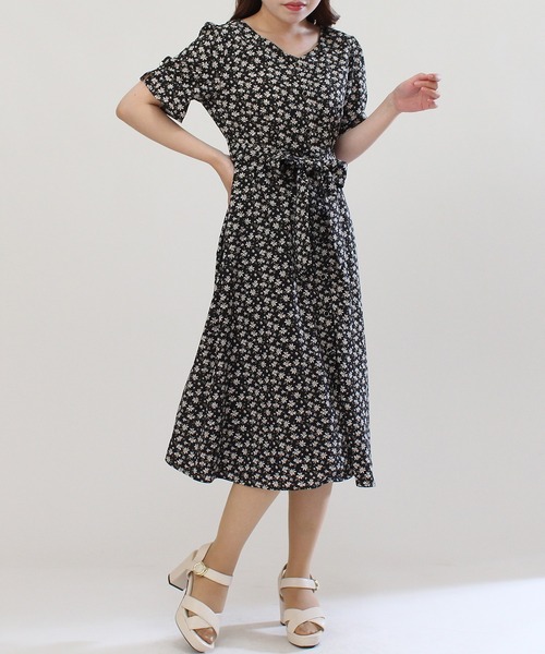 花柄サイドレースワンピース ワンピース Astoria Odier アストリアオディール のファッション通販 Zozotown