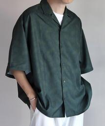 coen by Mr.SZK | 隠しプリント柄シャツ / ペイズリー柄オープンカラーシャツ(シャツ/ブラウス)