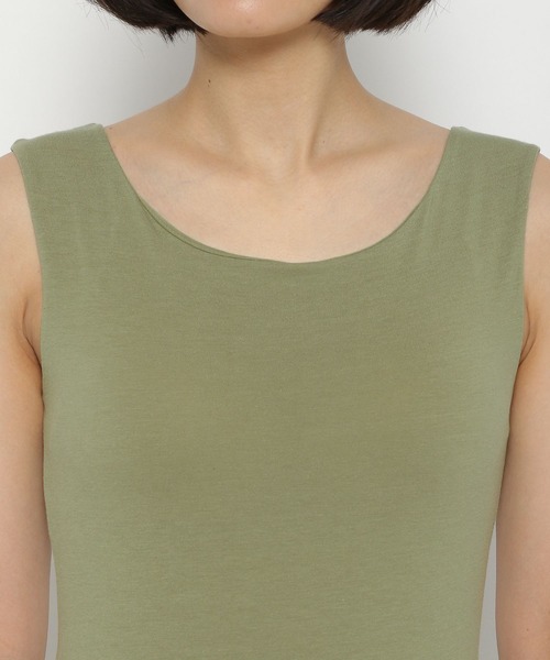 bijorie（ビジュリィ）の「【bijorie】カップ付きティアードワンピース 22SS（ルームワンピース・レディース・ブラック/グレー/オリーブ・MEDIUM/LARGE）」の12枚目の写真