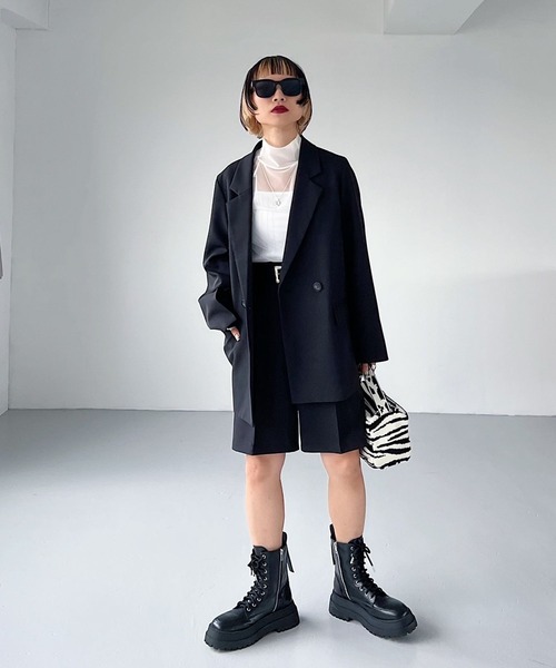 PAGEBOY(ページボーイ)の「ミドルトラウザーパンツ(その他パンツ・レディース・ブラック/ブラウン系その他/グレイッシュベージュ・FREE)」の6枚目の写真