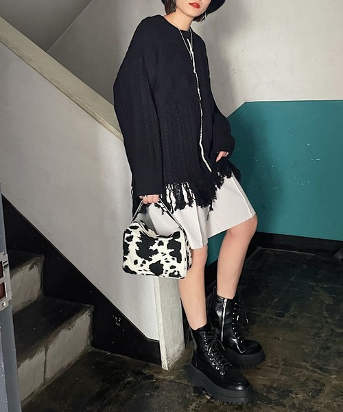 PAGEBOY(ページボーイ)の「ミドルトラウザーパンツ(その他パンツ・レディース・ブラック/ブラウン系その他/グレイッシュベージュ・FREE)」の10枚目の写真