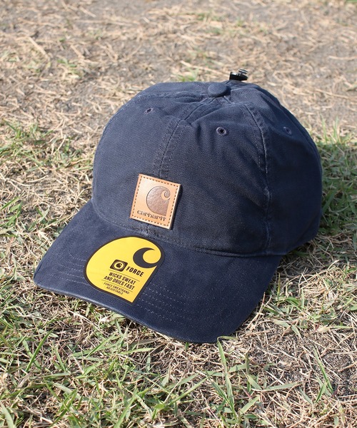 Carhartt(カーハート)の「【CARHARTT】 カーハート ODESSA CAP キャップ 帽子 ロゴ 刺繍 ユニセックス 100289(キャップ・メンズ・ネイビー/グレー・FREE)」の2枚目の写真