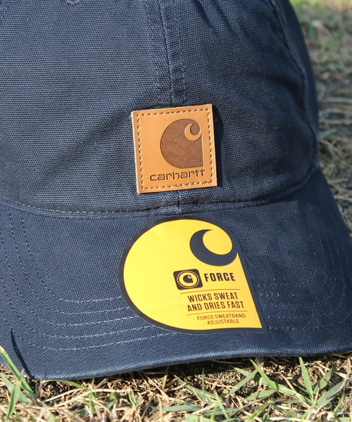 Carhartt(カーハート)の「【CARHARTT】 カーハート ODESSA CAP キャップ 帽子 ロゴ 刺繍 ユニセックス 100289(キャップ・メンズ・ネイビー/グレー・FREE)」の3枚目の写真