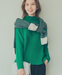 ROPE' PICNIC | 【WEB限定カラー:ベージュ】リブ切替ニットプルオーバー(ニット/セーター)