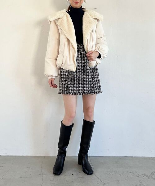 MAJESTIC LEGON（マジェスティックレゴン）の「ZIP美脚ロングブーツ（ブーツ・レディース・ブラック/ブラウン・MEDIUM/LARGE）」の11枚目の写真