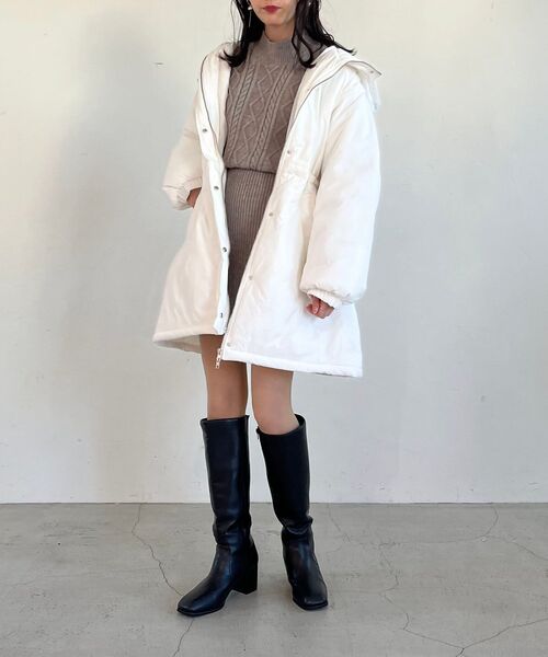 MAJESTIC LEGON（マジェスティックレゴン）の「ZIP美脚ロングブーツ（ブーツ・レディース・ブラック/ブラウン・MEDIUM/LARGE）」の13枚目の写真