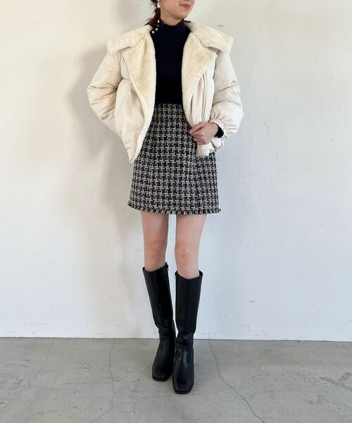 MAJESTIC LEGON（マジェスティックレゴン）の「ZIP美脚ロングブーツ（ブーツ・レディース・ブラック/ブラウン・MEDIUM/LARGE）」の20枚目の写真