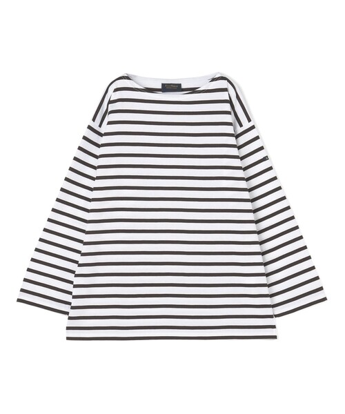 TOMORROWLAND (トゥモローランド)の「【別注】Le minor×GALERIE VIE バスクシャツ(Tシャツ/カットソー・レディース・ベージュ系その他/ブルー系その他/ピンク系その他/ブルー系その他3/ブルー系その他4・FREE)」の2枚目の写真