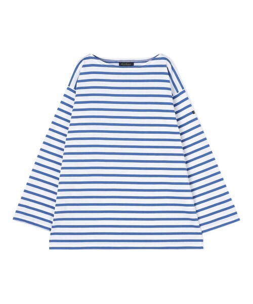 TOMORROWLAND (トゥモローランド)の「【別注】Le minor×GALERIE VIE バスクシャツ(Tシャツ/カットソー・レディース・ベージュ系その他/ブルー系その他/ピンク系その他/ブルー系その他3/ブルー系その他4・FREE)」の3枚目の写真