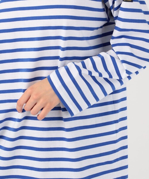 TOMORROWLAND (トゥモローランド)の「【別注】Le minor×GALERIE VIE バスクシャツ(Tシャツ/カットソー・レディース・ベージュ系その他/ブルー系その他/ピンク系その他/ブルー系その他3/ブルー系その他4・FREE)」の14枚目の写真