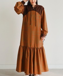 Ray BEAMS | RBS / プリント レースアップ ワンピース(ワンピース)