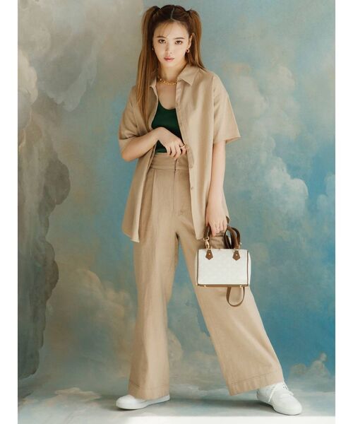 CALNAMUR（カルナムール）の「ミニボストンバッグ（ボストンバッグ・レディース・アイボリー・FREE）」の4枚目の写真