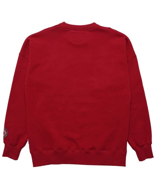 EXAMPLE（エグザンプル）の「EXAMPLE EX RECTANGLE EMBROIDERY LOGO CREWNECK（スウェット・メンズ・レッド/ブラック・XXL/M/L/XL）」の12枚目の写真