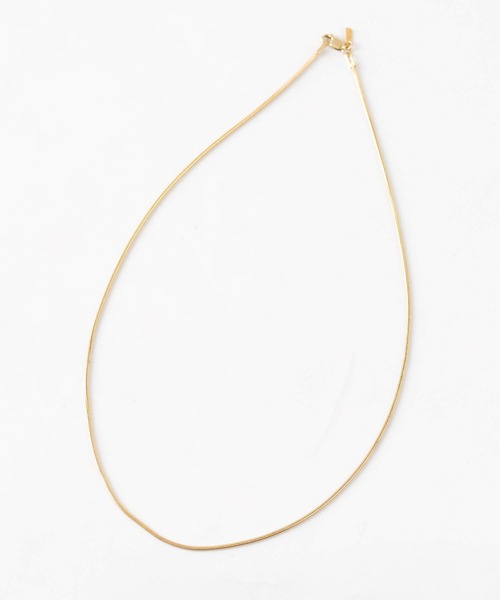 JUICY ROCK（ジューシーロック）の「K14gold-filled スネークチェーンネックレス（ネックレス・レディース・ゴールド・ONE SIZE）」の5枚目の写真