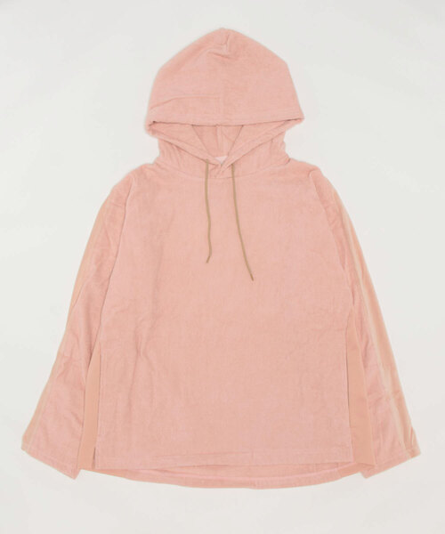 THING FABRICS(シングファブリックス)の「/THING FABRICS/TF Change cloth hoodie(パーカー・メンズ・ライトグレー/ブラック/オリーブ/ピンク系・1/2/000)」の4枚目の写真