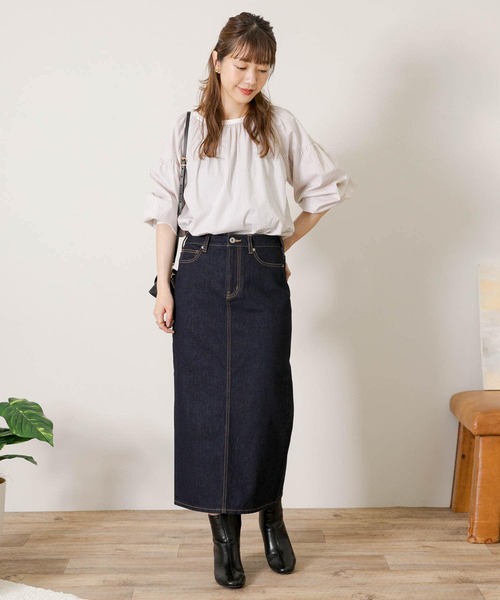 URBAN RESEARCH Sonny Label（アーバンリサーチサニーレーベル）の「ギャザースリーブブラウス（シャツ/ブラウス・レディース・ベージュ/ブルー/ホワイト・FREE）」の16枚目の写真