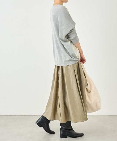 BEARDSLEY（ビアズリー）の「フェイクボアトートバッグ：すぐにお届け! A4サイズ収納可（トートバッグ・レディース・アイボリー/ブラウン系その他・FREE）」の7枚目の写真