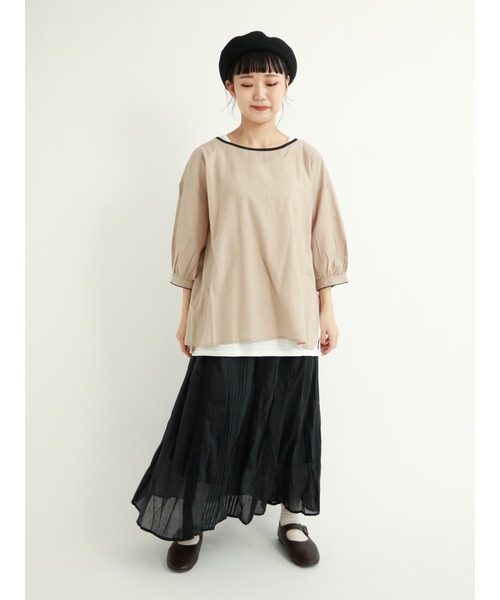 Samansa Mos2(サマンサ モスモス)の「ピンタックレースギャザースカート(スカート・レディース・グリーン/ベージュ/ブラック・フリ-)」の15枚目の写真