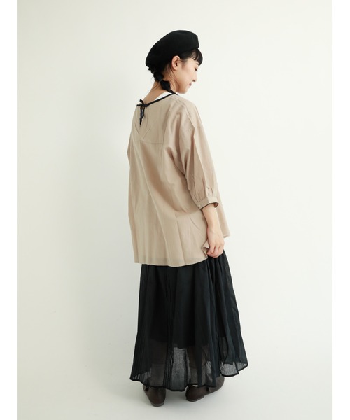 Samansa Mos2(サマンサ モスモス)の「ピンタックレースギャザースカート(スカート・レディース・グリーン/ベージュ/ブラック・フリ-)」の17枚目の写真