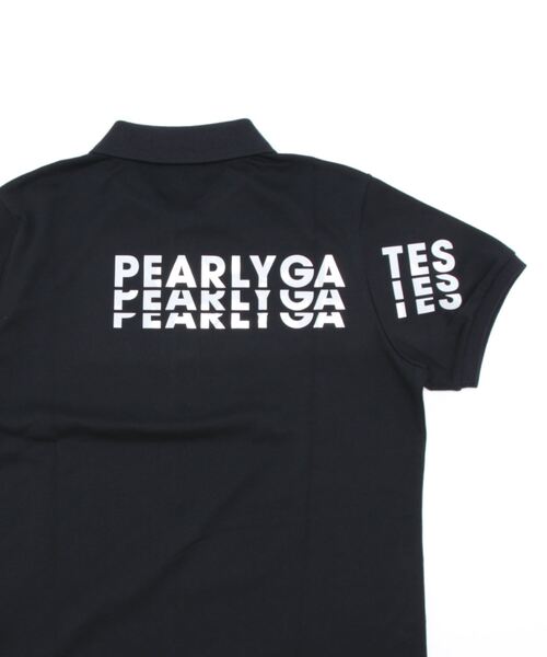 PEARLY GATES（パーリーゲイツ）の「【PEARLY GATES】アンドプラスカノコ 半袖ポロシャツ ＜グラデーションロゴ＞（ポロシャツ・レディース・ホワイト/ネイビー/ピンク/グリーン・SMALL/MEDIUM/LARGE/X-SMALL）」の6枚目の写真