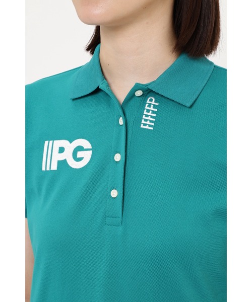 PEARLY GATES（パーリーゲイツ）の「【PEARLY GATES】アンドプラスカノコ 半袖ポロシャツ ＜グラデーションロゴ＞（ポロシャツ・レディース・ホワイト/ネイビー/ピンク/グリーン・SMALL/MEDIUM/LARGE/X-SMALL）」の18枚目の写真