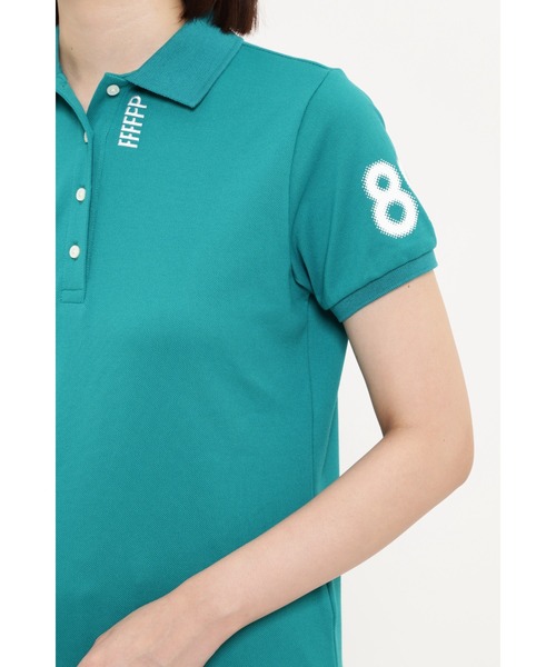 PEARLY GATES（パーリーゲイツ）の「【PEARLY GATES】アンドプラスカノコ 半袖ポロシャツ ＜グラデーションロゴ＞（ポロシャツ・レディース・ホワイト/ネイビー/ピンク/グリーン・SMALL/MEDIUM/LARGE/X-SMALL）」の19枚目の写真