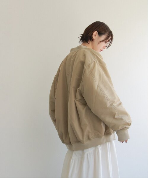 notch.（ノッチ）の「ルーズシルエット　ＭＡ－１（MA-1・レディース・ブラック/ベージュ/キャメル・M）」の3枚目の写真