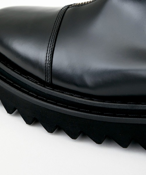 TOGA VIRILIS(トーガ ビリリース)の「FRONT ZIP BOOT BLACK LEATHER / AJ1219(ブーツ・メンズ・ブラック・41/42)」の11枚目の写真