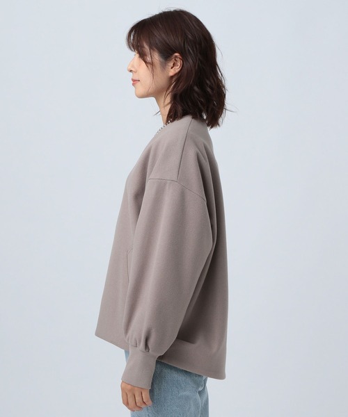 BAYFLOW(ベイフロー)の「ウーリージップブルゾン(ブルゾン・レディース・ライトグレー/ブラック/ブルー/アイボリー・SMALL/MEDIUM)」の15枚目の写真