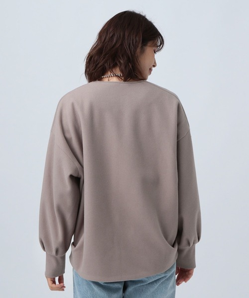 BAYFLOW(ベイフロー)の「ウーリージップブルゾン(ブルゾン・レディース・ライトグレー/ブラック/ブルー/アイボリー・SMALL/MEDIUM)」の16枚目の写真