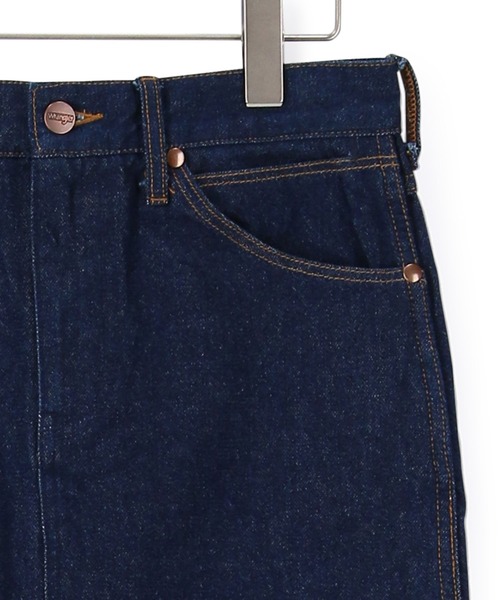 Wrangler（ラングラー）の「【Wrangler×Jane Smith×ADAM ET ROPE'】別注 Mini Skirt（デニムスカート・レディース・ネイビー・M/S）」の6枚目の写真