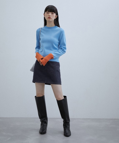 Wrangler（ラングラー）の「【Wrangler×Jane Smith×ADAM ET ROPE'】別注 Mini Skirt（デニムスカート・レディース・ネイビー・M/S）」の17枚目の写真