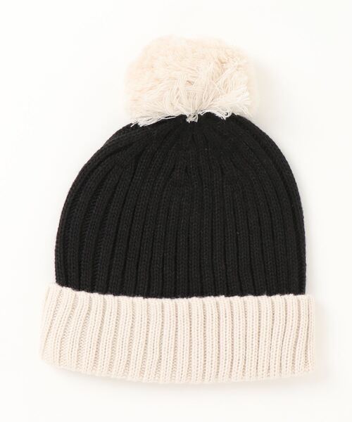 THE NORTH FACE（ザノースフェイス）の「THE NORTH FACE/ザ・ノース・フェイス/K POM POM CAPPUCHO/キッズ ポンポンカプッチョ/HEADWEAR/ﾍｯﾄﾞｳｪｱ/NNJ41811/K POM POM CAPPUCHO（ニットキャップ/ビーニー・キッズ・ダークブラウン/アイボリー/ネイビー・FREE）」の4枚目の写真