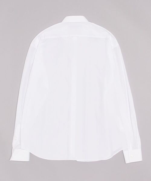 JOHN LAWRENCE SULLIVAN（ジョンローレンスサリバン）の「BROADCLOTH SIDE SLIT SHIRT（シャツ/ブラウス・レディース・ホワイト/ブラック/ブラウン/グレー・ONE SIZE）」の5枚目の写真