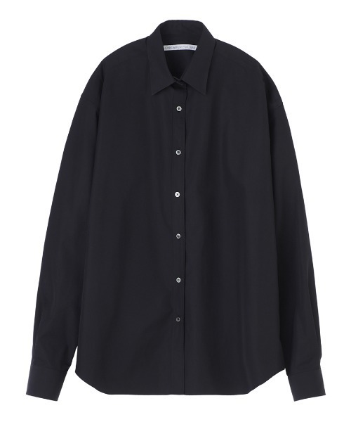 JOHN LAWRENCE SULLIVAN（ジョンローレンスサリバン）の「BROADCLOTH SIDE SLIT SHIRT（シャツ/ブラウス・レディース・ホワイト/ブラック/ブラウン/グレー・ONE SIZE）」の3枚目の写真