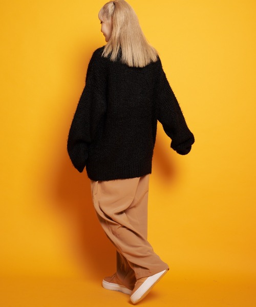 JACKROSE（ジャックローズ）の「JE モヘアタッチカーディガン（ニット/セーター・メンズ・ブラック/グリーン/マスタード・M/L）」の12枚目の写真