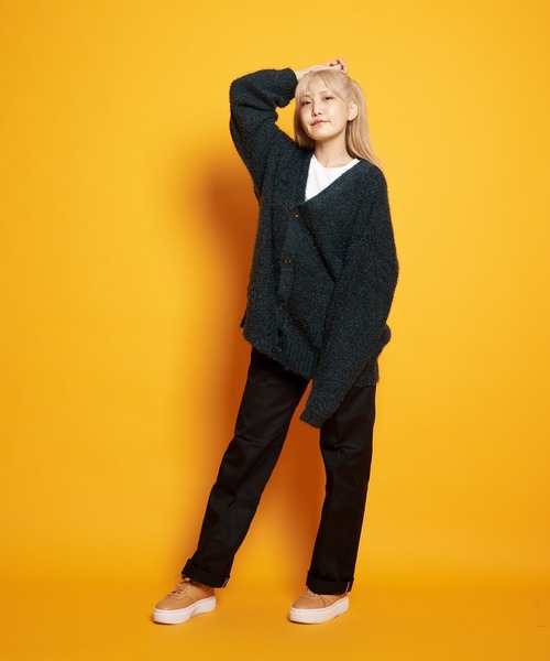 JACKROSE（ジャックローズ）の「JE モヘアタッチカーディガン（ニット/セーター・メンズ・ブラック/グリーン/マスタード・M/L）」の21枚目の写真