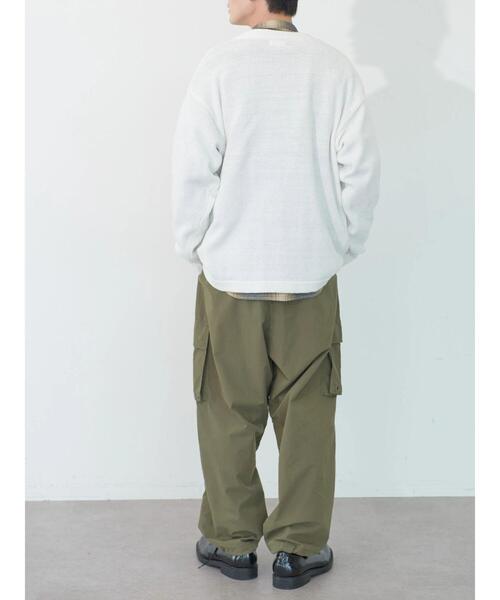 koe（コエ）の「ワッペン刺繍Vニットカーディガン（カーディガン/ボレロ・メンズ・ブラック/グリーン/アイボリー・XL/L）」の13枚目の写真