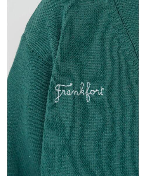 koe（コエ）の「ワッペン刺繍Vニットカーディガン（カーディガン/ボレロ・メンズ・ブラック/グリーン/アイボリー・XL/L）」の17枚目の写真