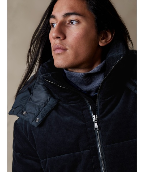 バナナリパブリック コーデュロイダウンジャケット