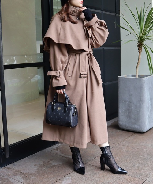 ★新品タグ付き★ロイヤルパーティ　ロングコート セール】バックタックロングコート（その他アウター）｜ROYAL