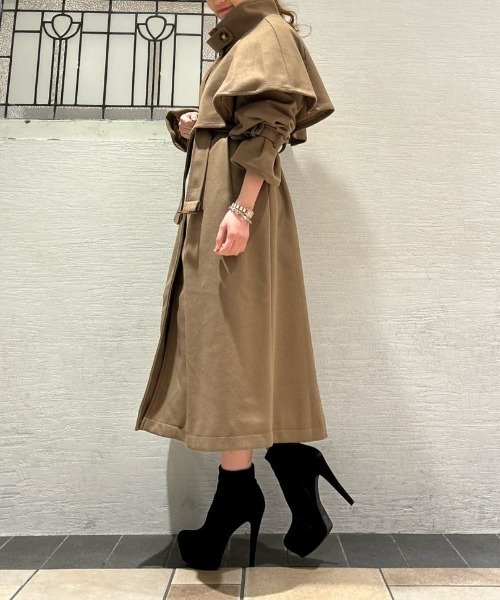 ROYAL PARTY（ロイヤルパーティー）の「2wayケープ付ロングコート