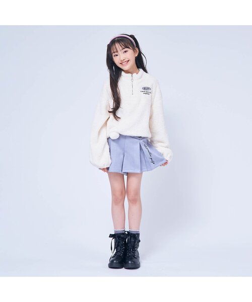 algy（アルジー）の「ボアジップトレーナー（スウェット・キッズ・アイボリー/ピンク/ミント・SMALL/X-SMALL/MEDIUM/XX-SMALL）」の4枚目の写真