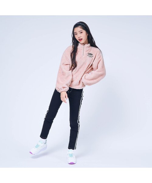 algy（アルジー）の「ボアジップトレーナー（スウェット・キッズ・アイボリー/ピンク/ミント・SMALL/X-SMALL/MEDIUM/XX-SMALL）」の6枚目の写真