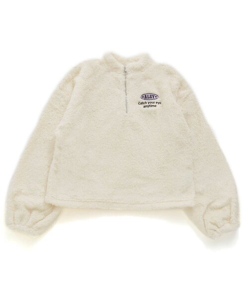 algy（アルジー）の「ボアジップトレーナー（スウェット・キッズ・アイボリー/ピンク/ミント・SMALL/X-SMALL/MEDIUM/XX-SMALL）」の7枚目の写真