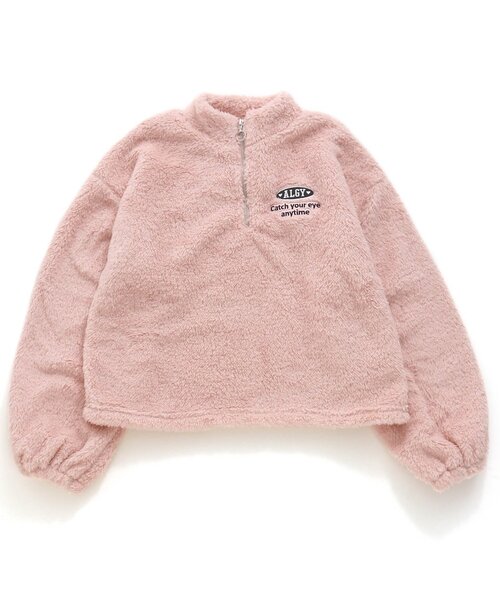 algy（アルジー）の「ボアジップトレーナー（スウェット・キッズ・アイボリー/ピンク/ミント・SMALL/X-SMALL/MEDIUM/XX-SMALL）」の8枚目の写真