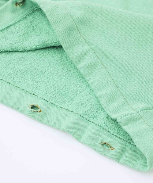 X-girl(エックスガール)の「DETACHABLE BUTTON SWEAT DRESS(ワンピース・レディース・ライトグリーン/チャコール/ホワイト・M/S)」の13枚目の写真