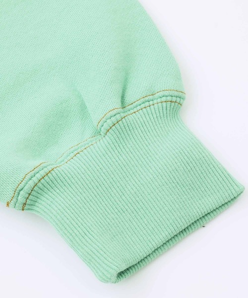 X-girl(エックスガール)の「DETACHABLE BUTTON SWEAT DRESS(ワンピース・レディース・ライトグリーン/チャコール/ホワイト・M/S)」の15枚目の写真